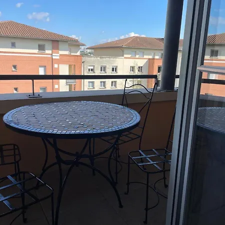 Appartamento Rose T2, Climatisation,parking Privé, Piscine, Wifi , Confort Tolosa
